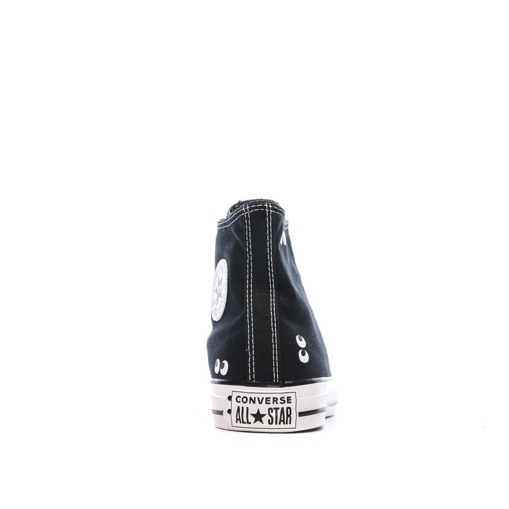 Baskets Noires Garçon/Fille Converse Chuck Taylor All Star Eyes vue 3