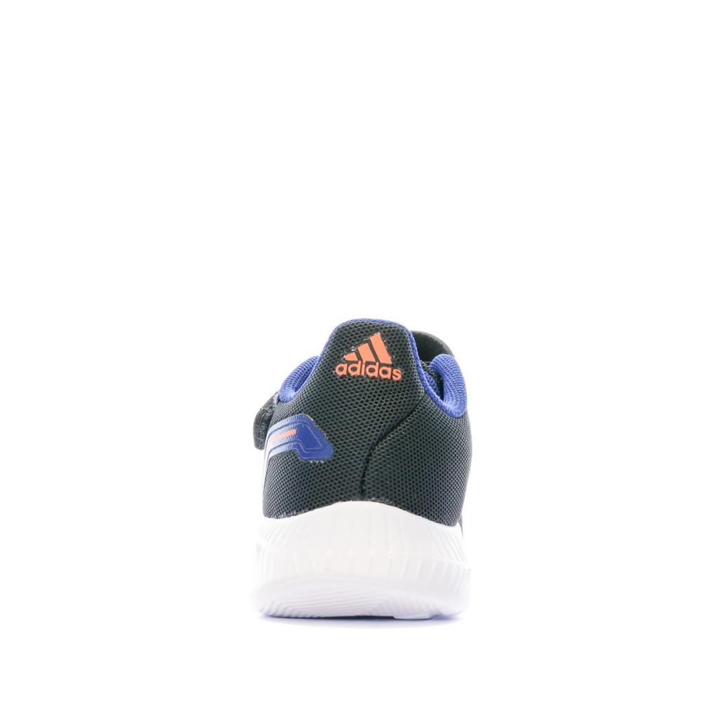 Baskets Noir/Bleu Garçon Adidas Runfalcon 2.0 vue 3
