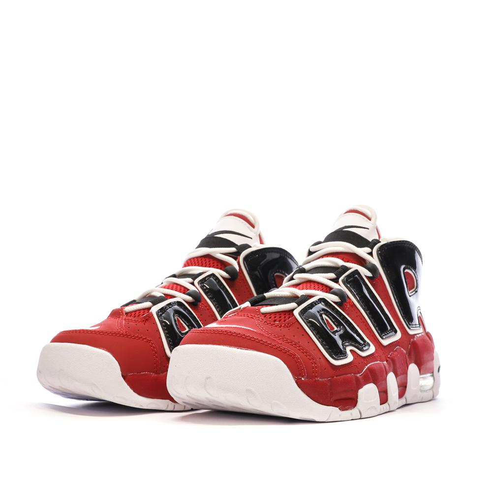 Baskets Rouge Garçon Nike Air More Uptempo vue 6