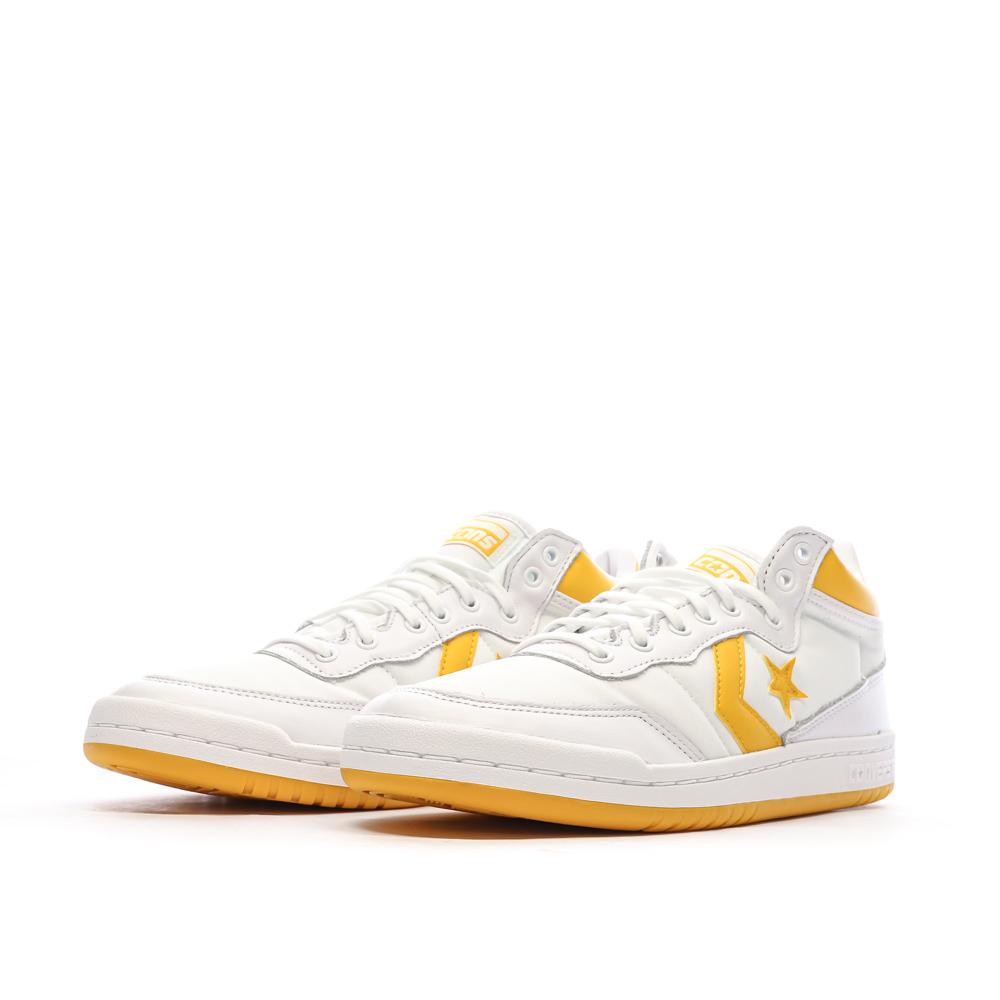 Baskets Blanches/Orange Homme Converse Fastbreak vue 6