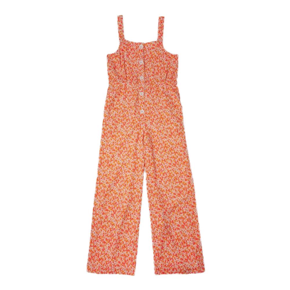 Combinaison Fleuries Rouge/Rose Fille O'Neill Jumpsuit pas cher