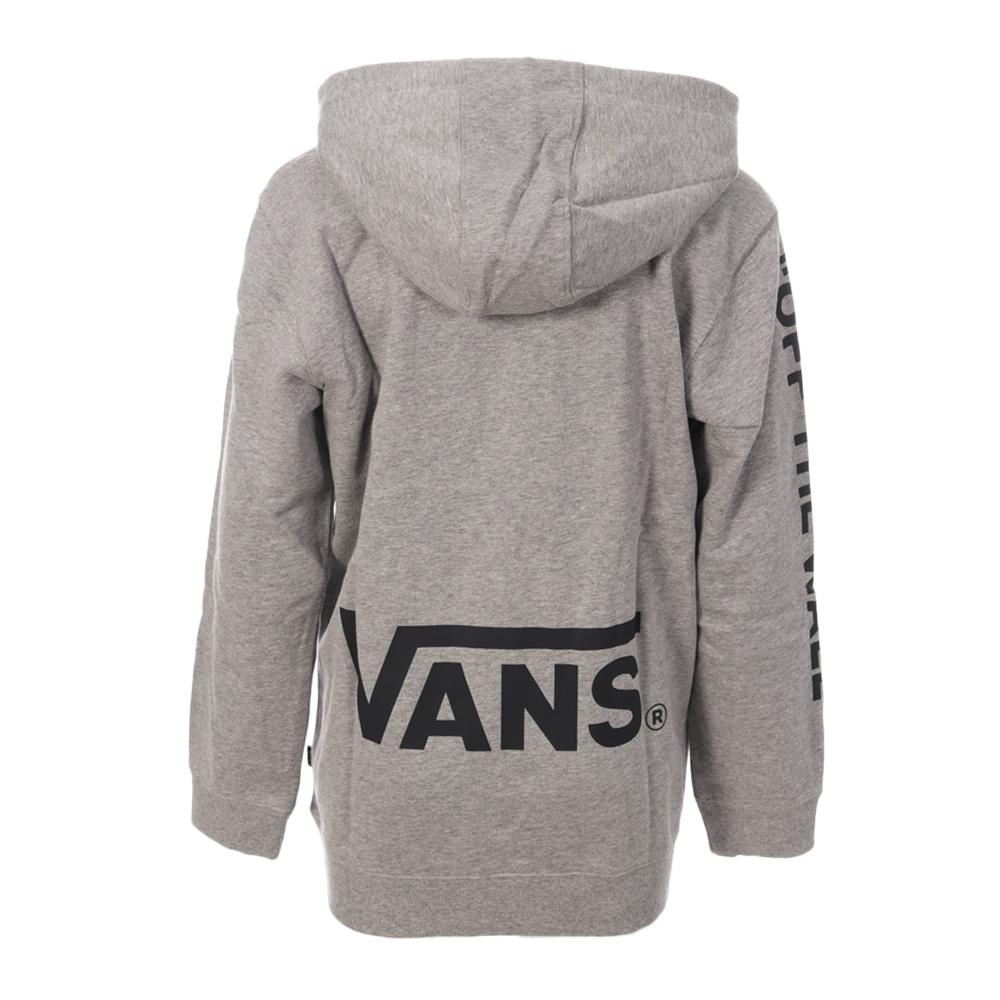 Sweat Gris Garçon Vans Logo Fleece Hoodie Heather vue 2