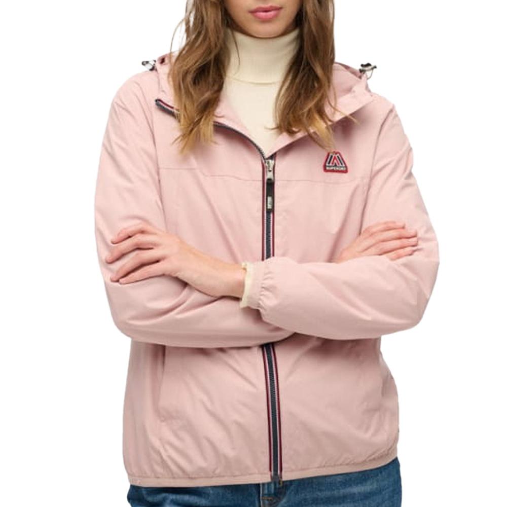 Veste de Pluie Rose Femme Superdry Essential Tri Windbreaker pas cher