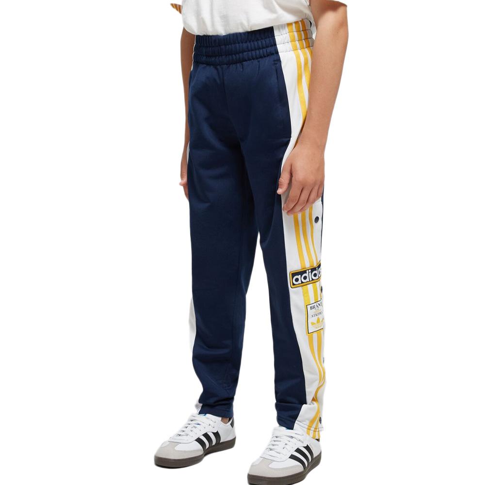 Jogging Marine/Jaune Garçon Adidas Break pas cher