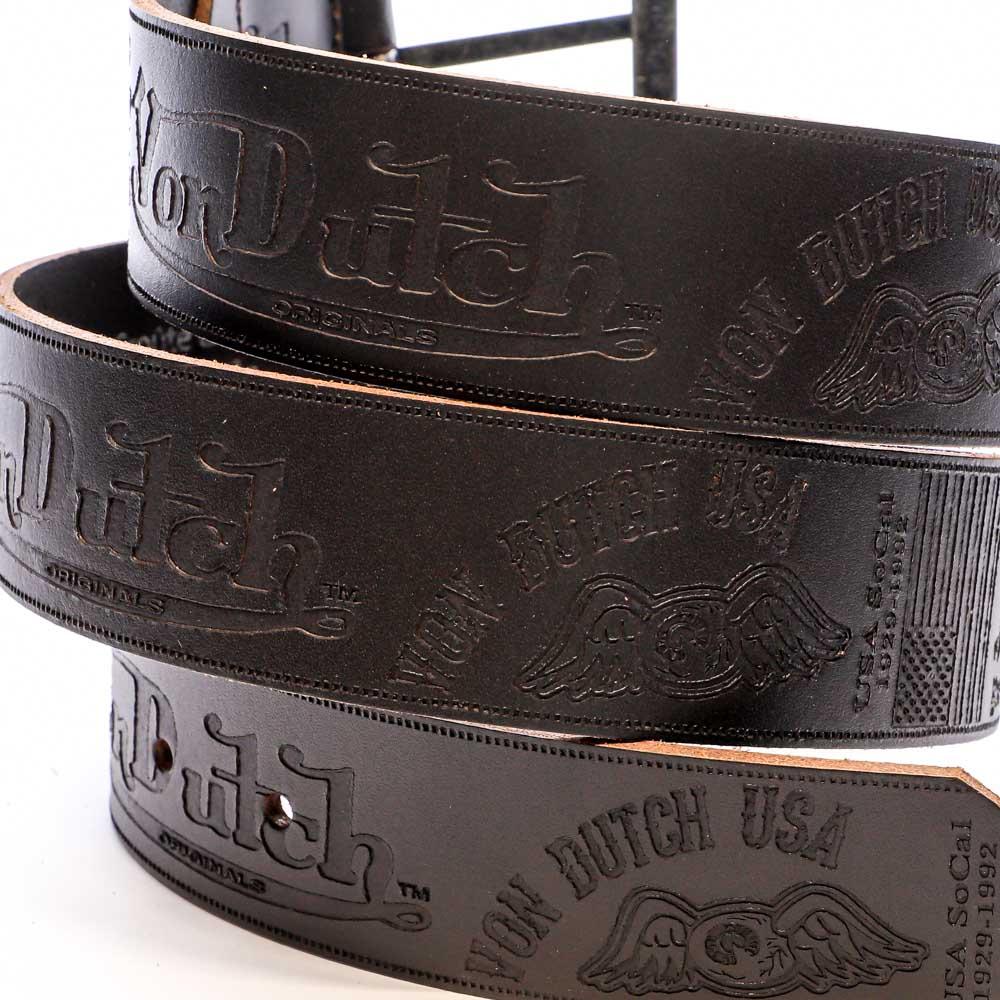 Ceinture Marron Foncé Homme Von Dutch CHAIN vue 2