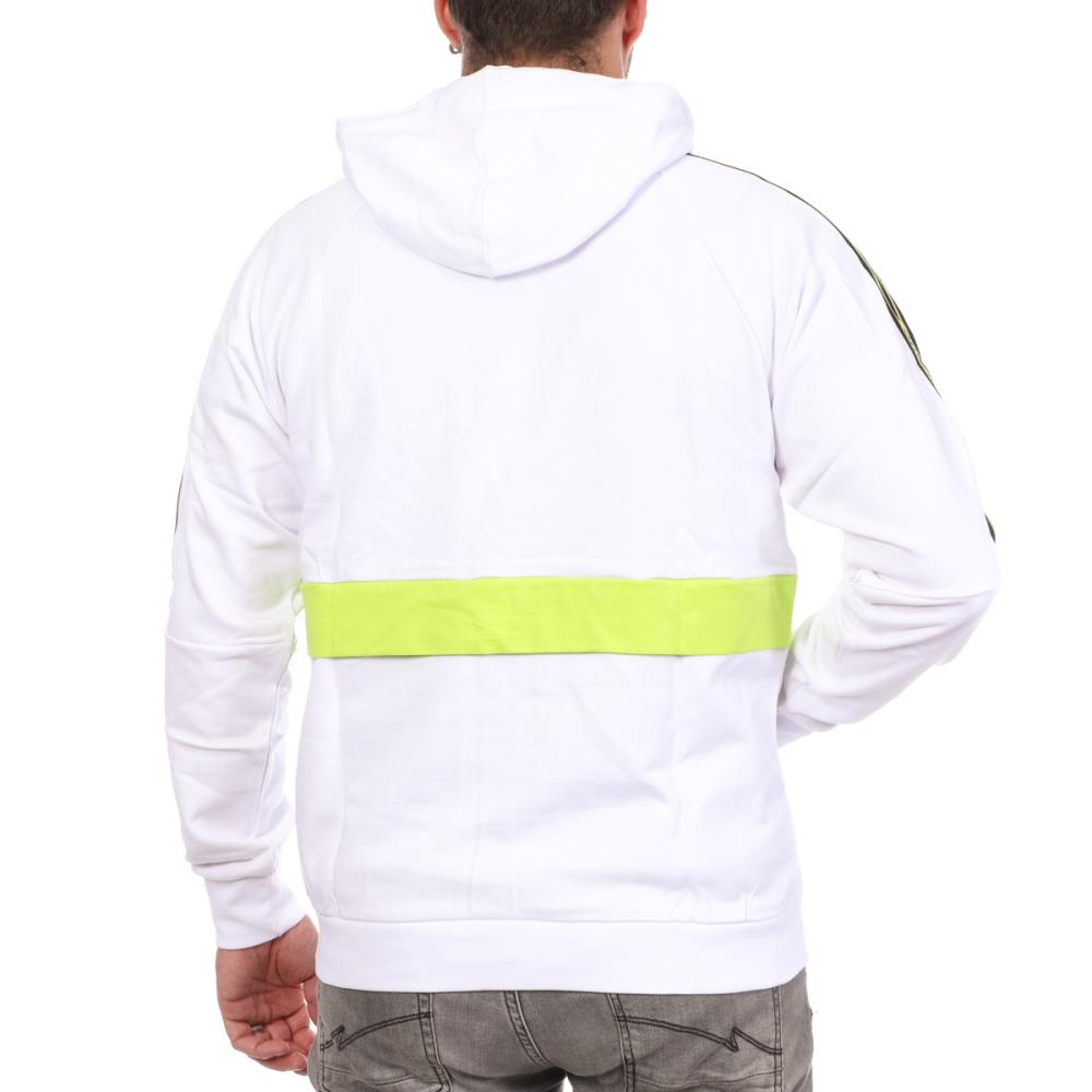 Sweat à Capuche Blanc/Vert Homme Supreme GripHalo vue 2