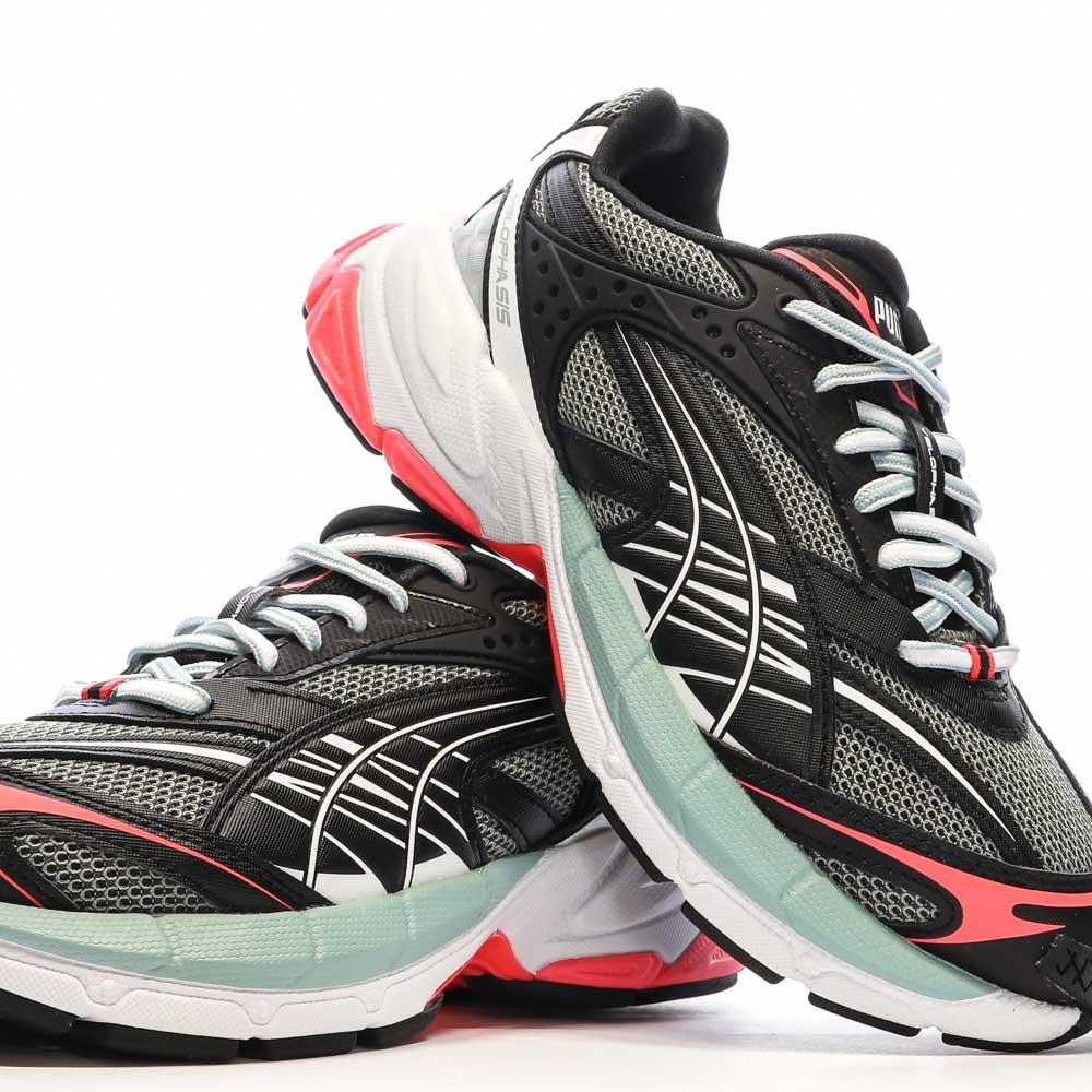 Baskets Noires/Blanc/Rouge Homme Puma Velophasis vue 7