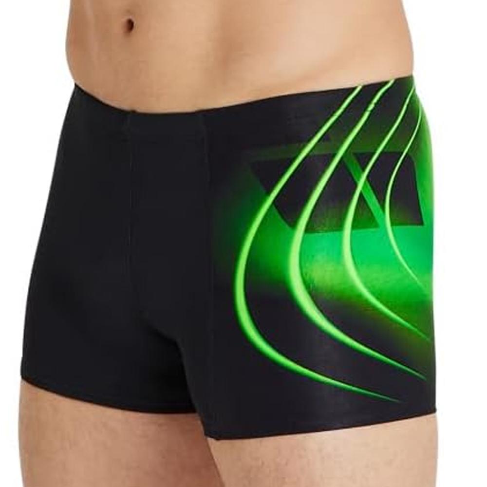 Boxer de bain Noir/Vert Homme Arena Swishort pas cher