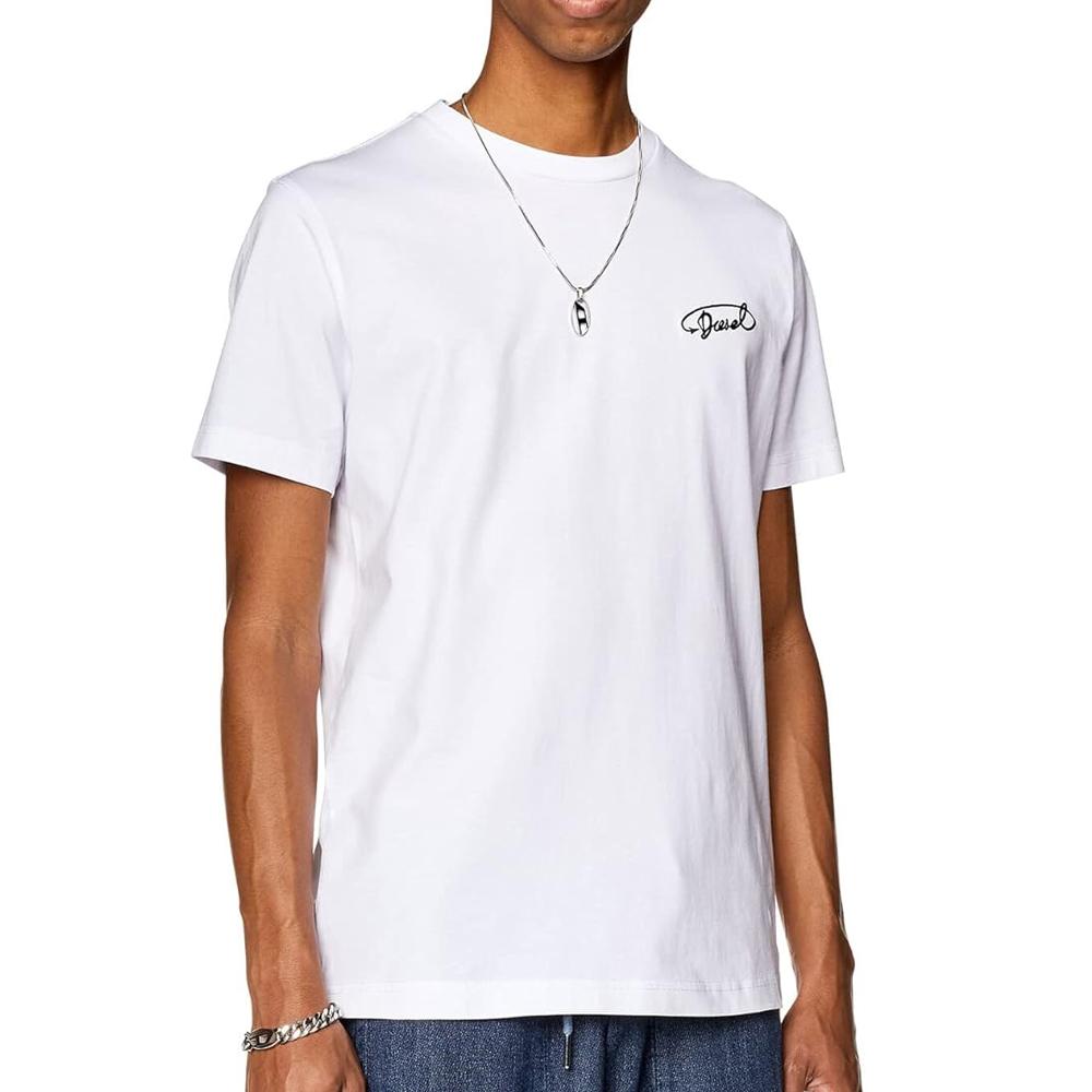 T-shirt Blanc Homme Diesel Diegor100 pas cher