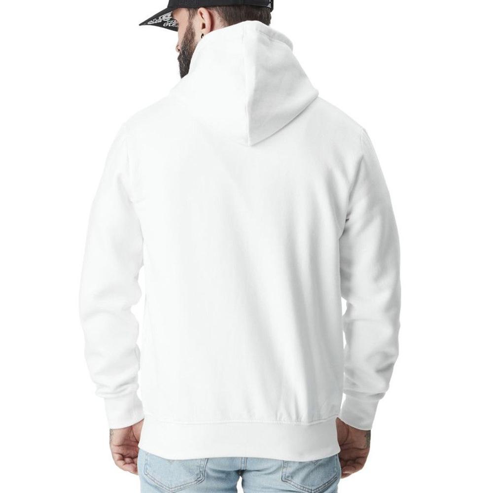 Sweat Zippé Blanc Homme Von Dutch SLIGN vue 2