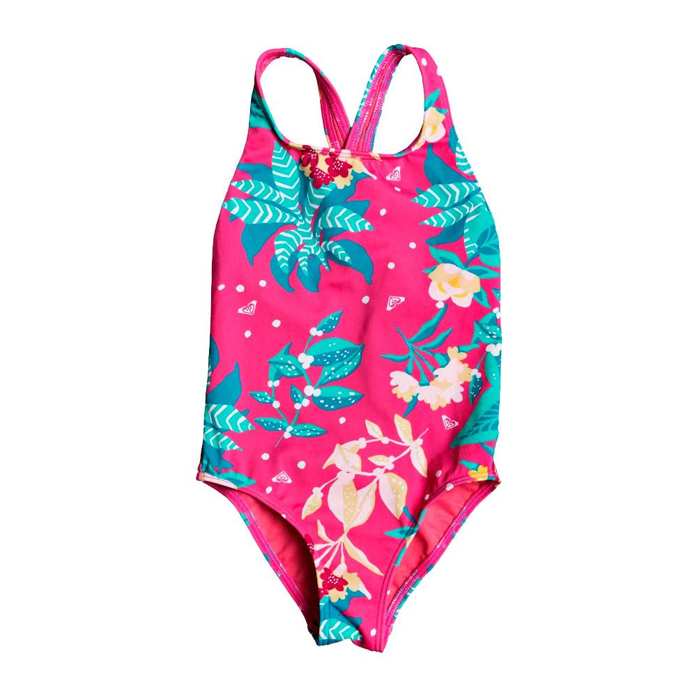 Maillot de Bain 2 pièces Rose à fleurs Fille Roxy Magical sea pas cher