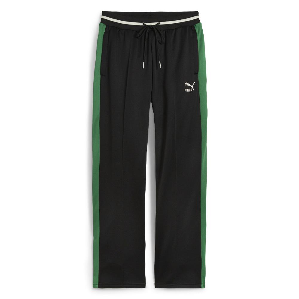 Puma Men's Fluid Pants Black/Green T7 affordable