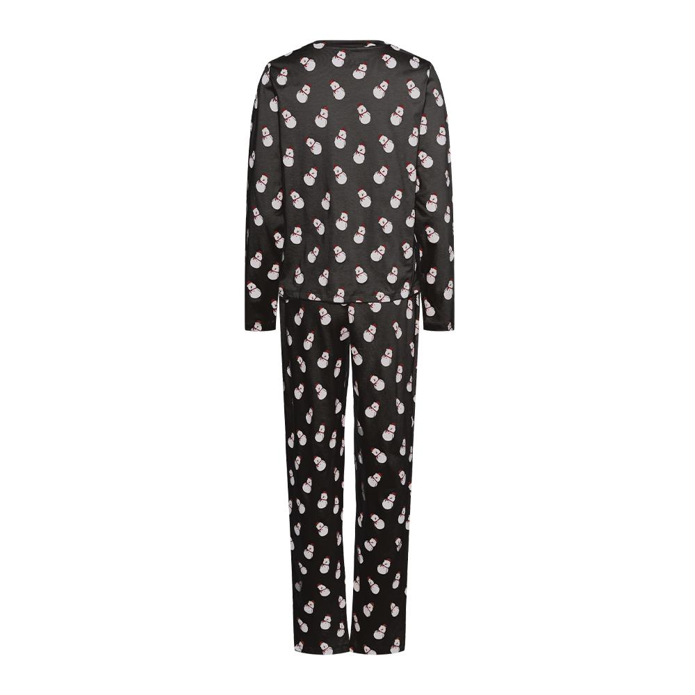 Pyjama Noir Femme Pieces Naya Xmas vue 2