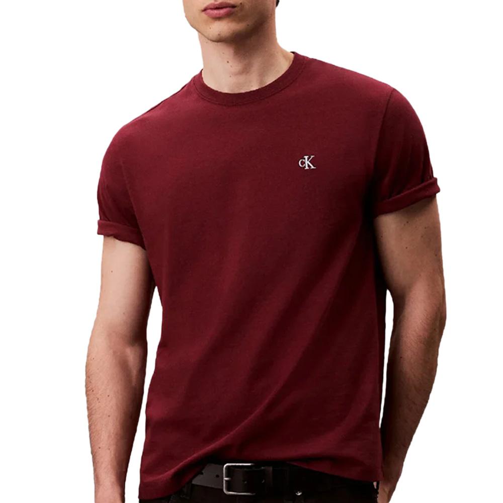 T-Shirt Prune Homme Calvin Klein Jeans Easy LV04RC275G pas cher