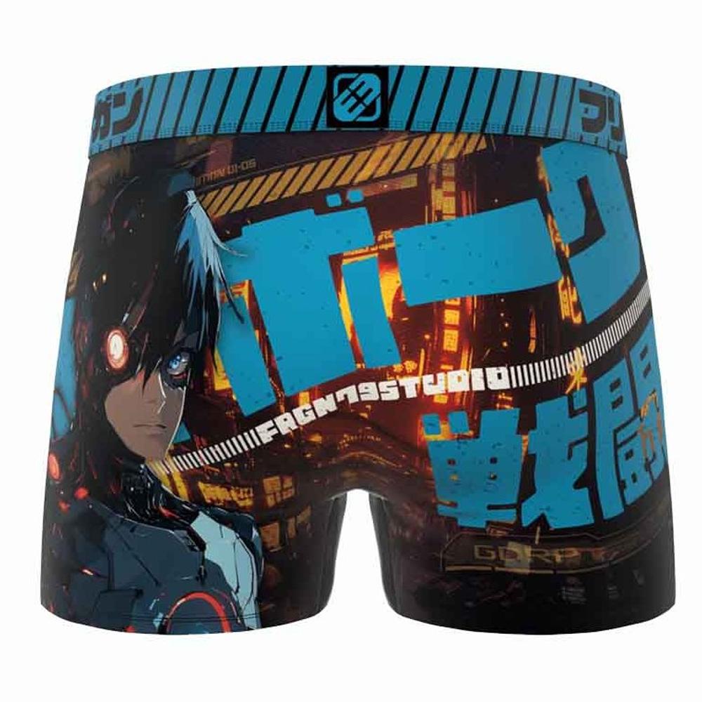 Boxer Bleu Garçon Freegun BM vue 2