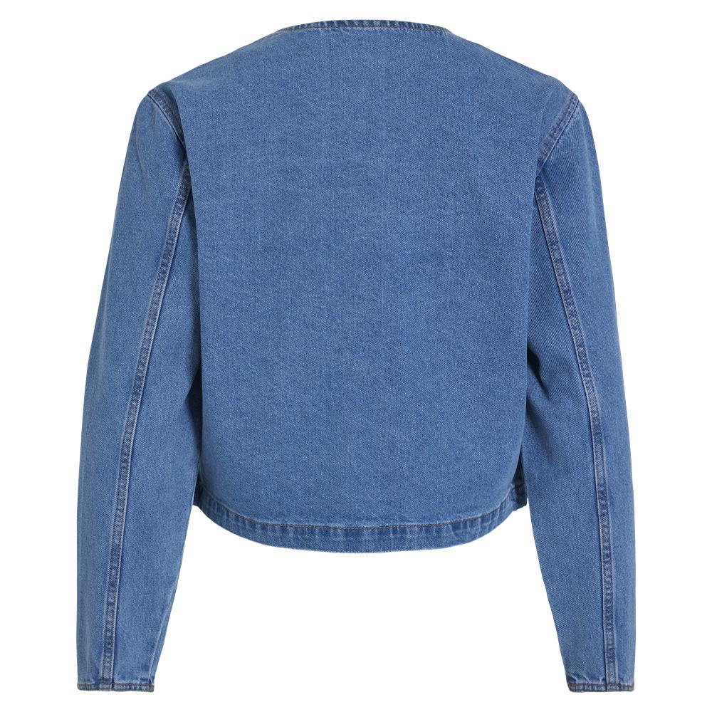 Veste en Jean Bleu Femme Vila Reba vue 2