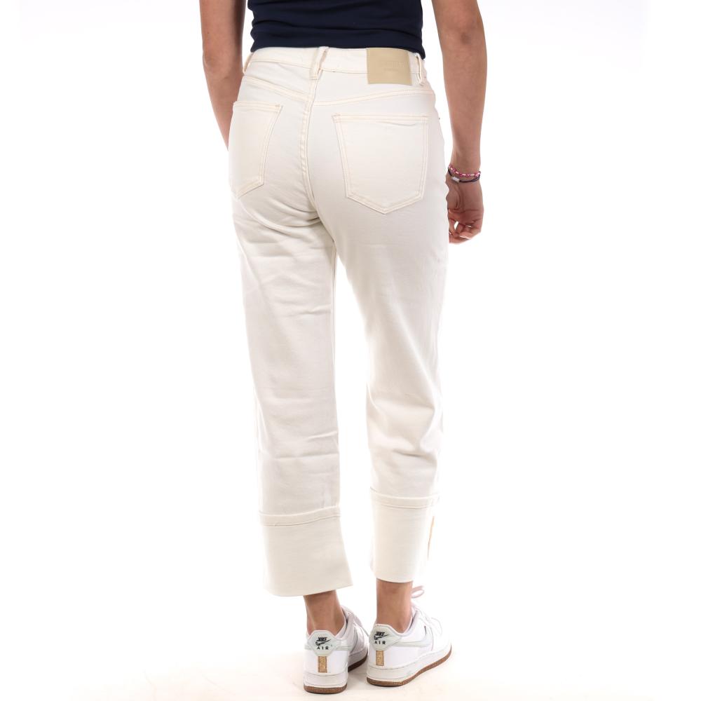Jean Droit Blanc Femme Monday Premium 109 vue 2