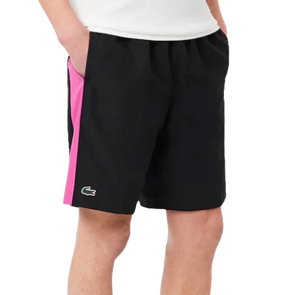 Short Noir Homme Lacoste Print pas cher