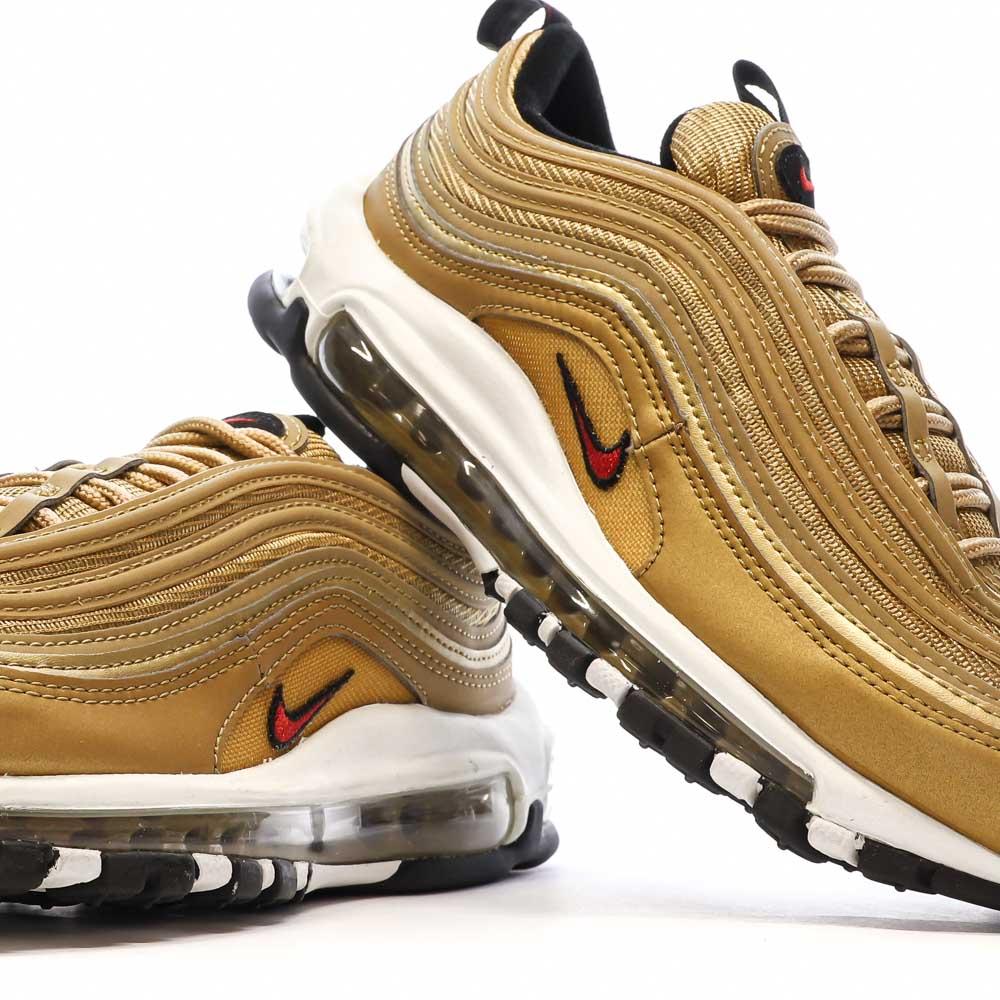 Baskets Doré Femme Nike Air Max 97 vue 7