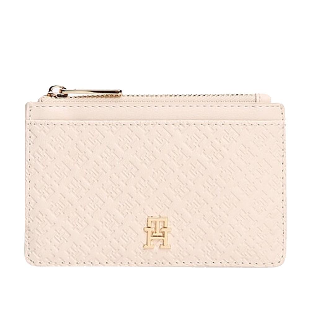 Porte-cartes Ecru Femme Tommy Hilfiger Long pas cher