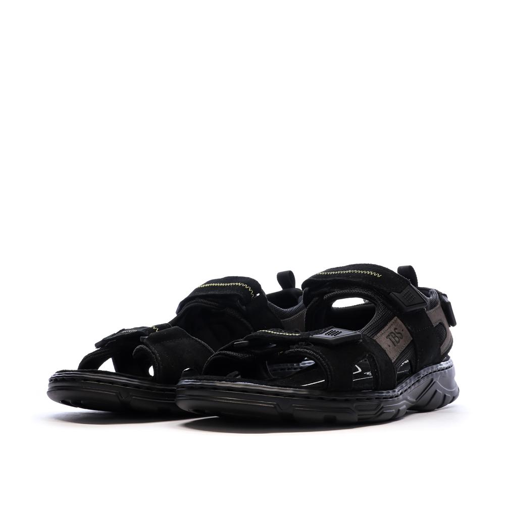 Schwarze Herrensandalen TBS Jaimmye Ansicht 6