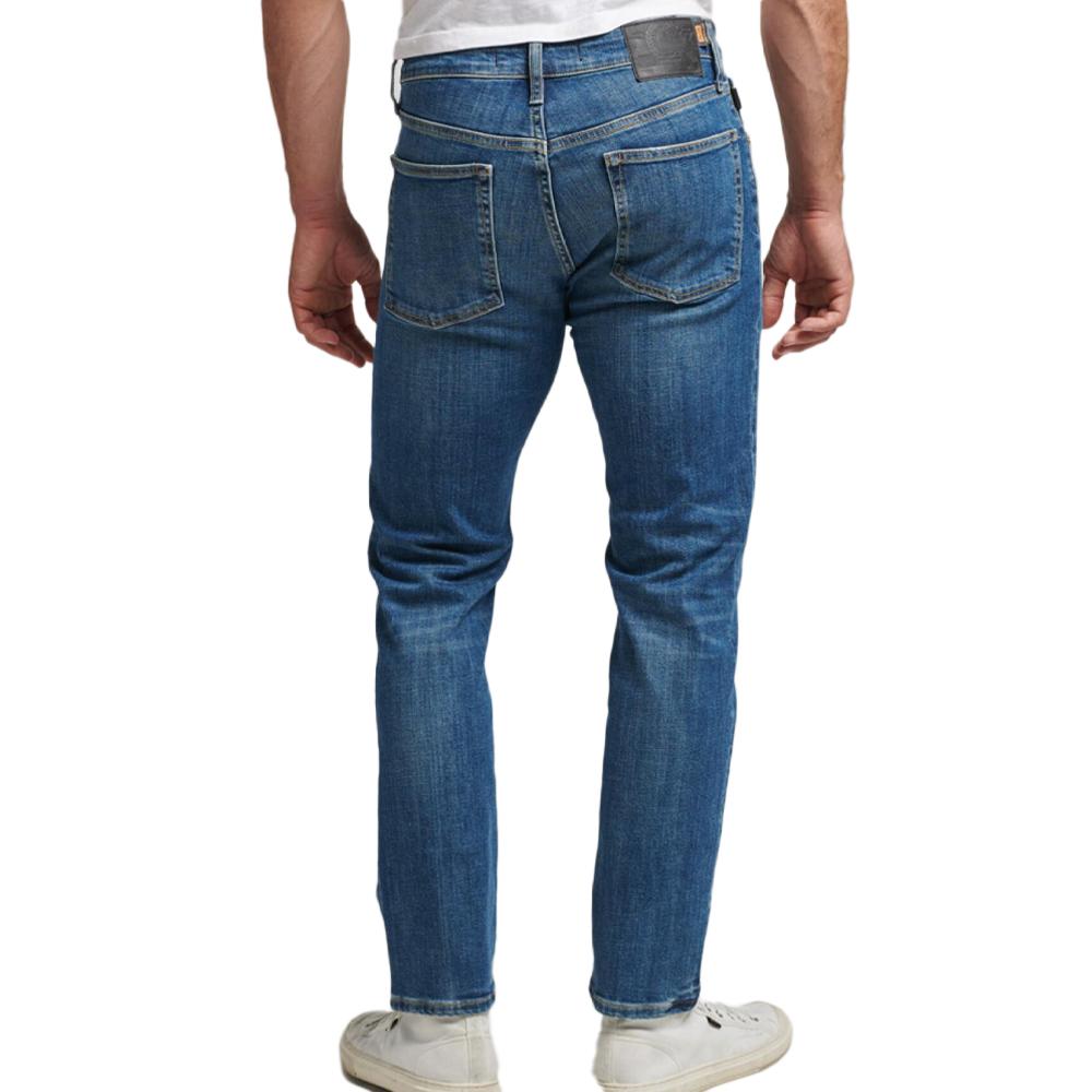 Jeans Slim Bleu Moyen Homme Superdry Vintage Straight vue 2