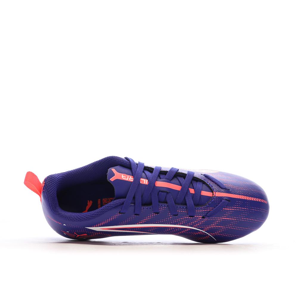 Chaussures de football Violette Garçon Puma Ultra 5 Play FG/AG vue 4