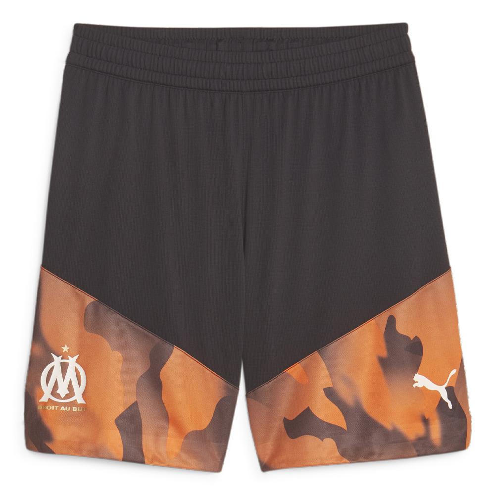 OM Short Foot Noir/Orange Homme Puma Om Training 2024/2025 pas cher