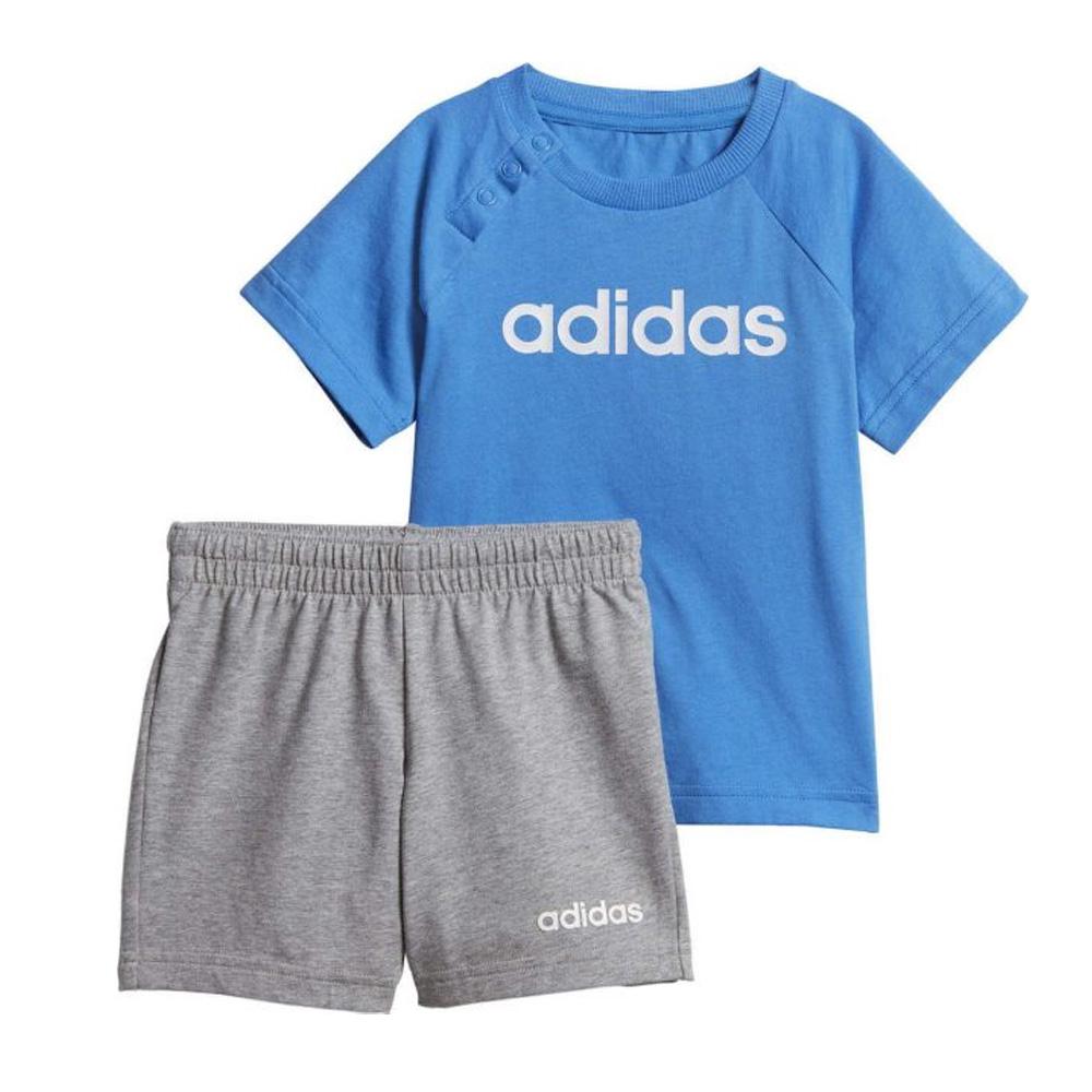 Conjunto Adidas Sum Gris/Azul, Niño ver 2