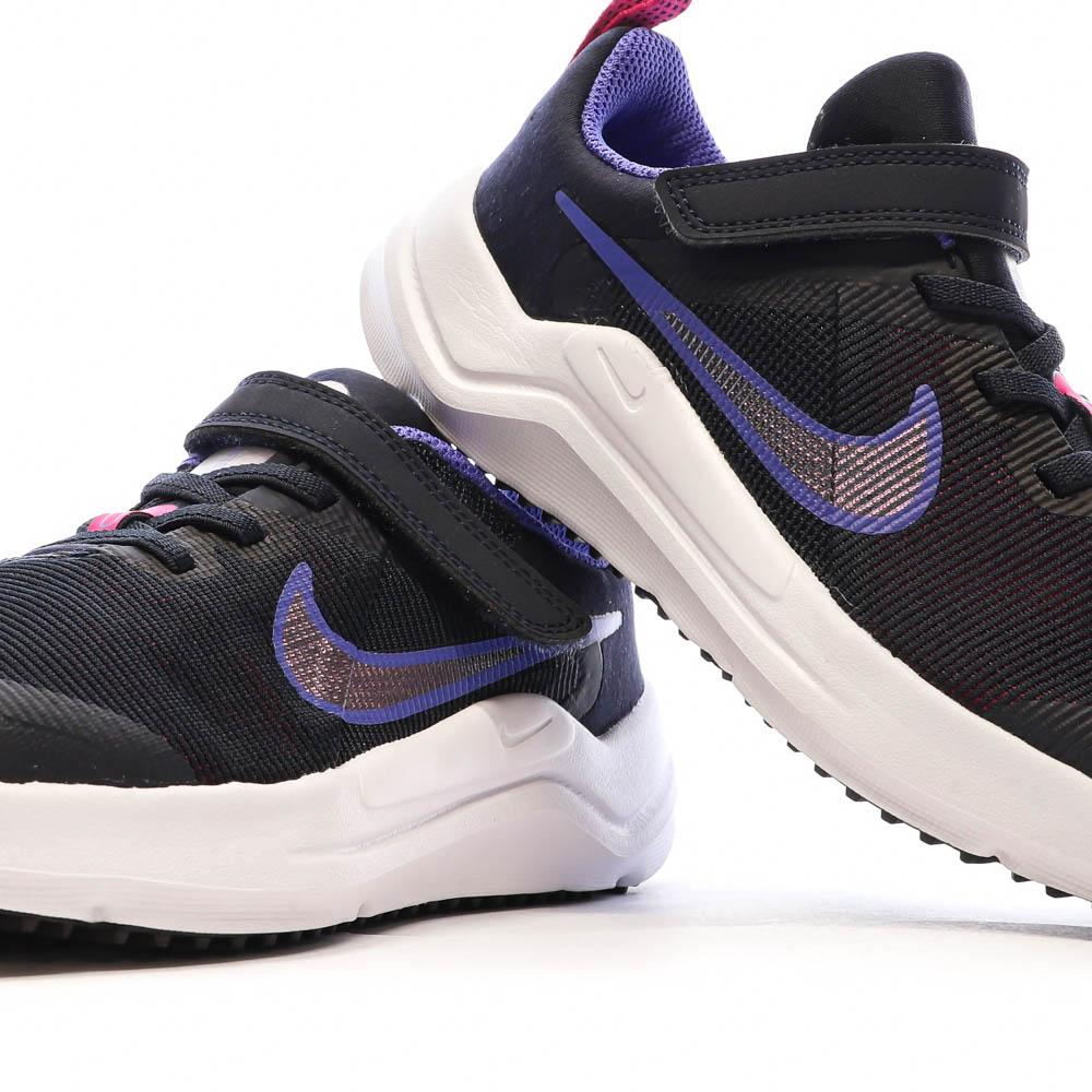 Baskets Noir Fille Nike Downshifter 12 vue 7