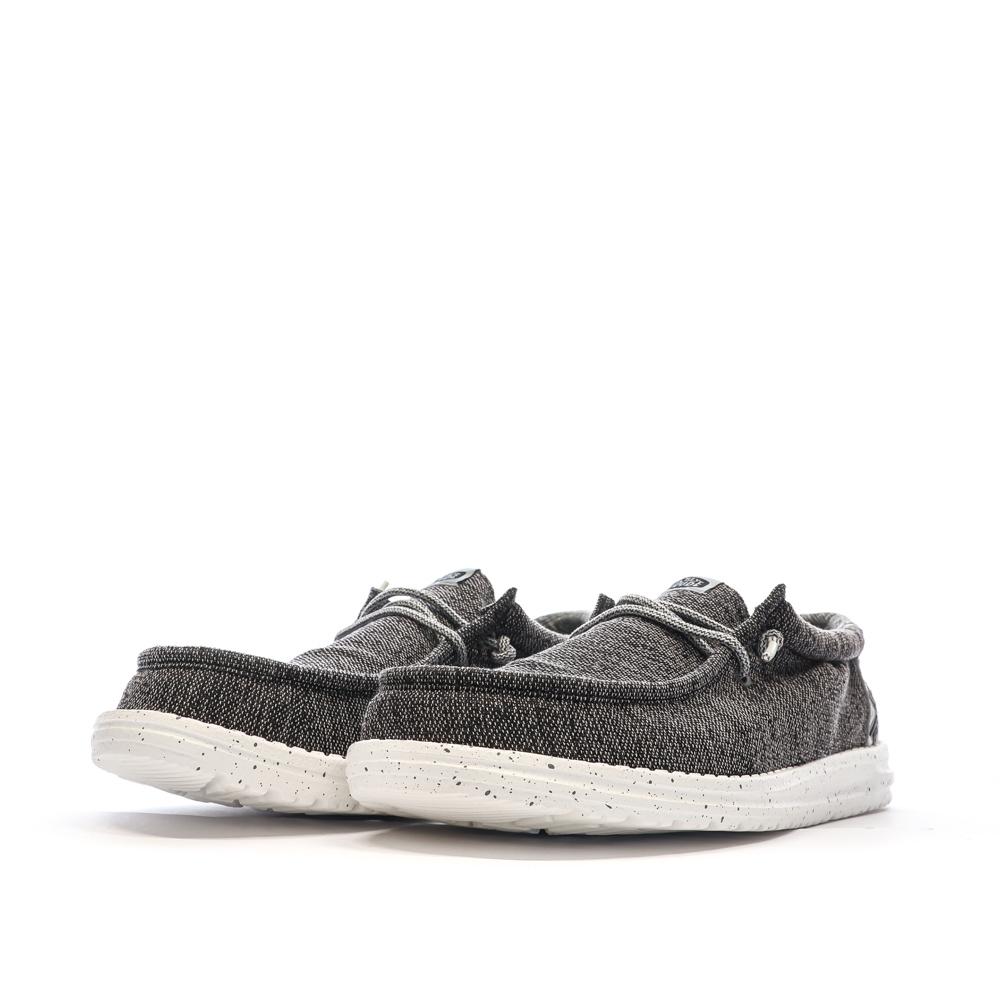 Chaussures Grises chiné Homme Hey Dude Wally Sport Mesh vue 6