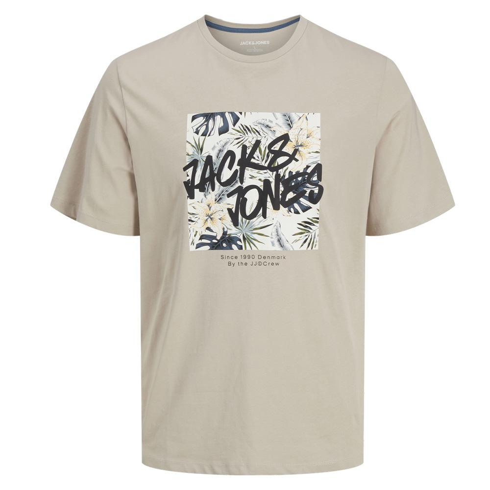 T-shirt Beige Ado Jack & Jones Hawaii 12269916 vue 3