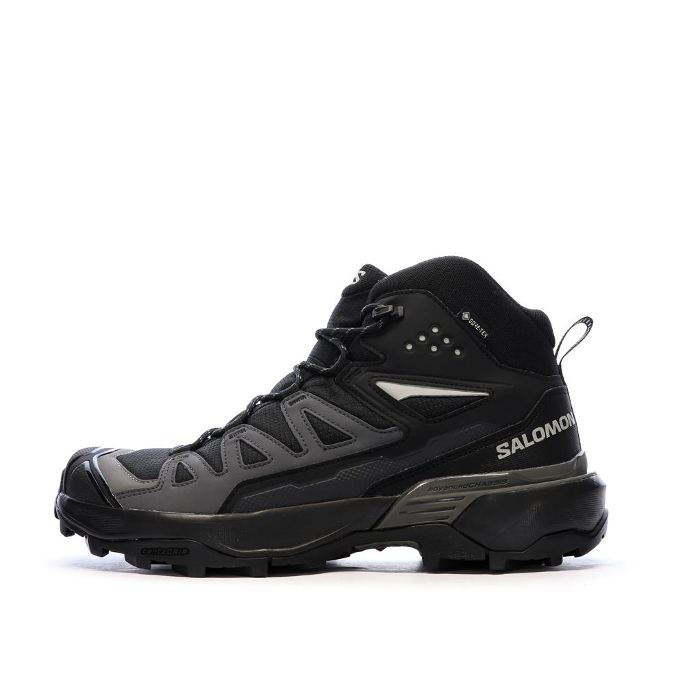 Chaussures de Randonnée Noires Homme Salomon Shoes X Ultra 360 Mid GTX pas cher