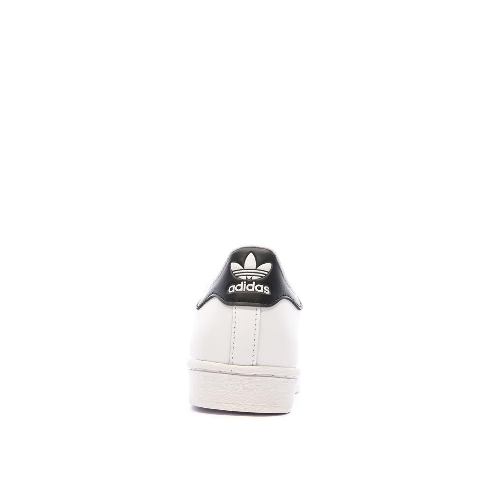 Baskets Blanches/Noires Enfant Adidas Superstar vue 3