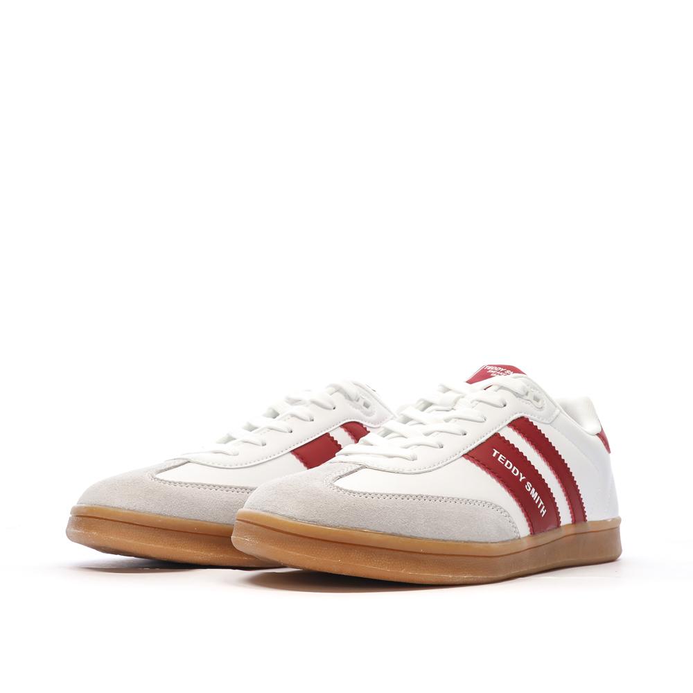 Baskets Blanches/Bordeaux Homme Teddy Smith 120098 vue 6