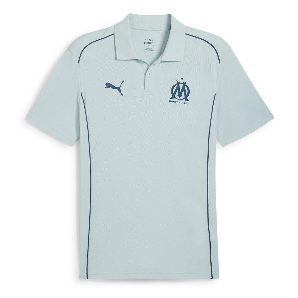 OM Polo Bleu Homme Puma pas cher