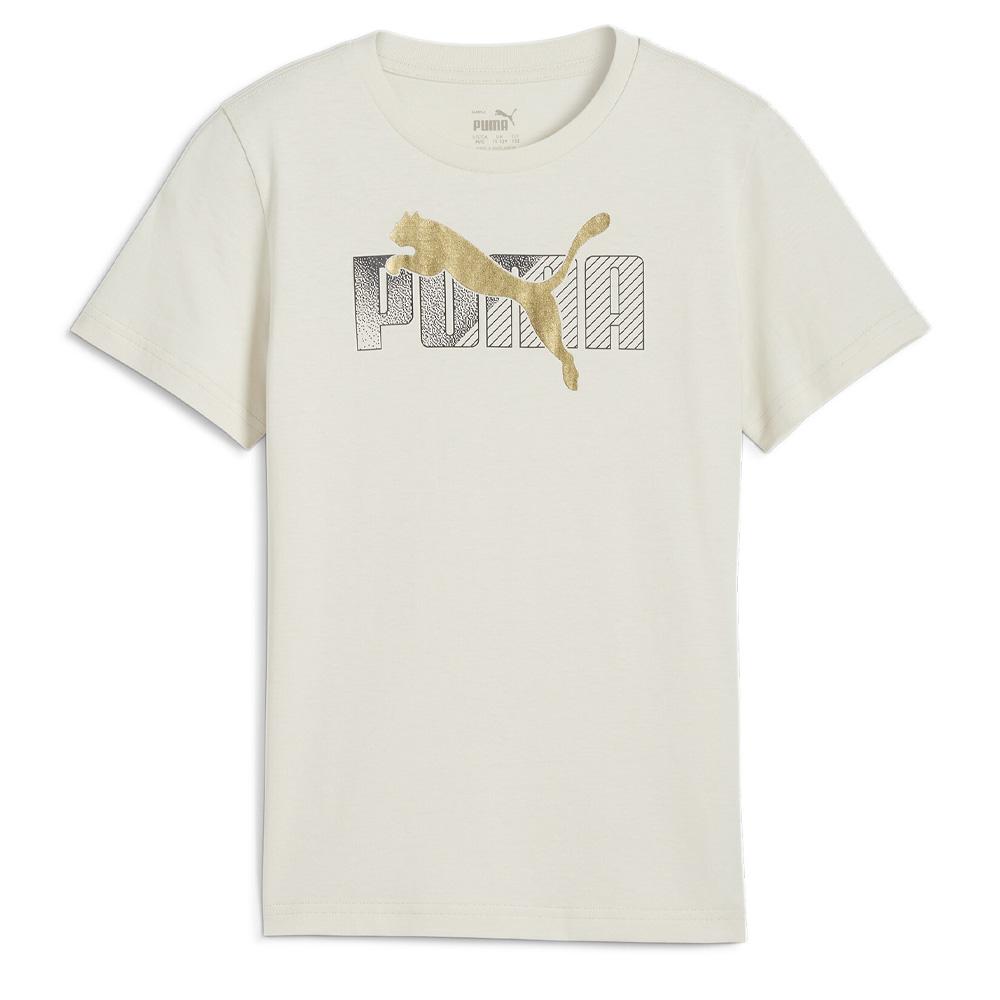 T-Shirt Blanc Garçon Puma Holiday pas cher