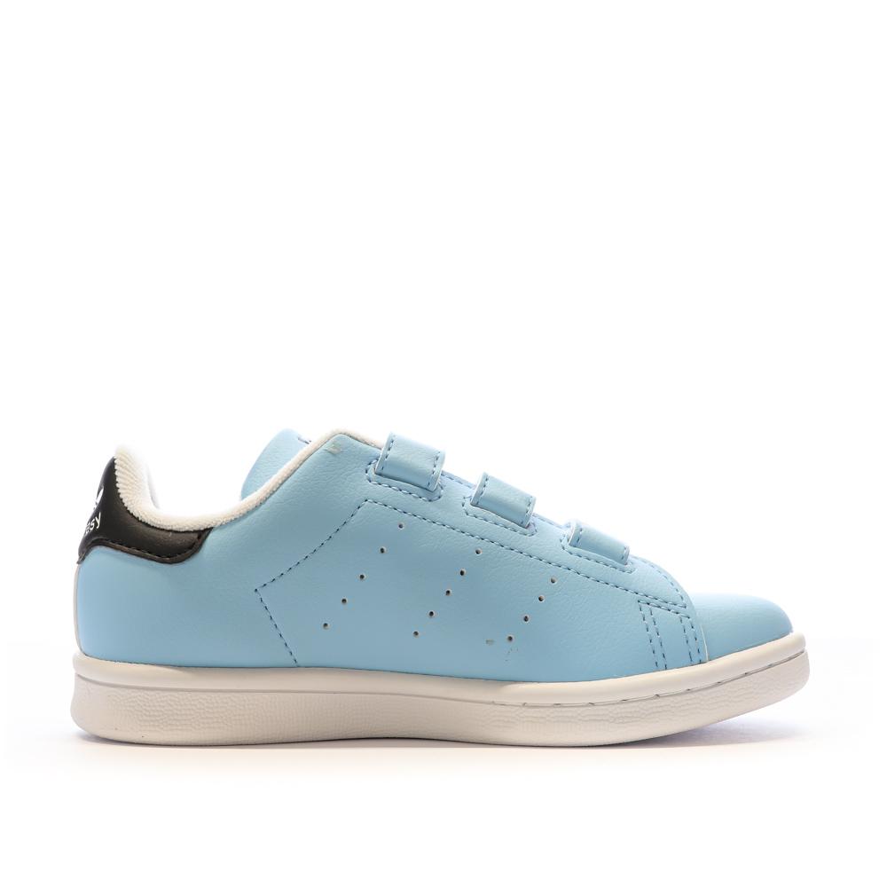 Baskets Bleu Garçon Adidas Stan Smith GW4536 vue 2