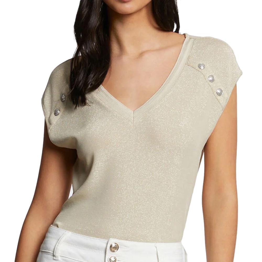 T-Shirt Beige Femme Morgan DILI pas cher