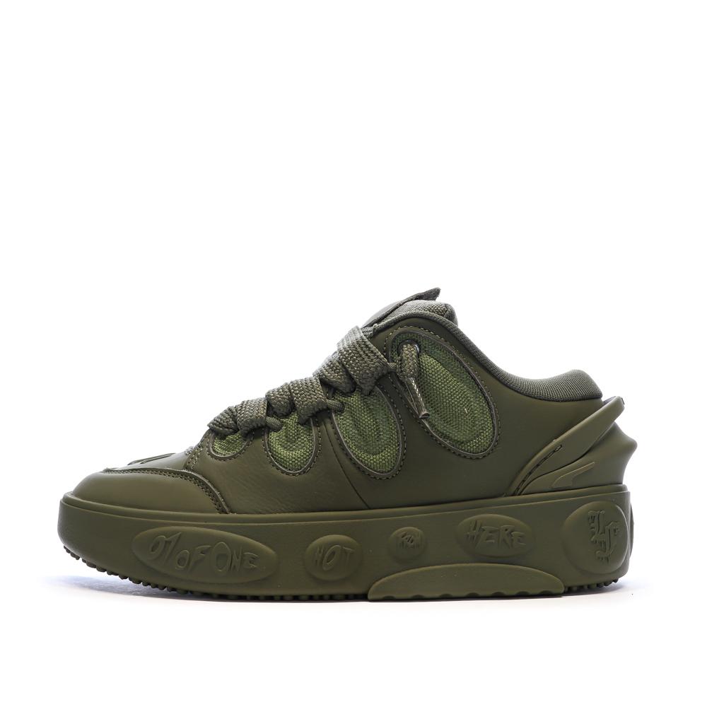 Baskets Kaki Homme Puma La Francé Oak pas cher