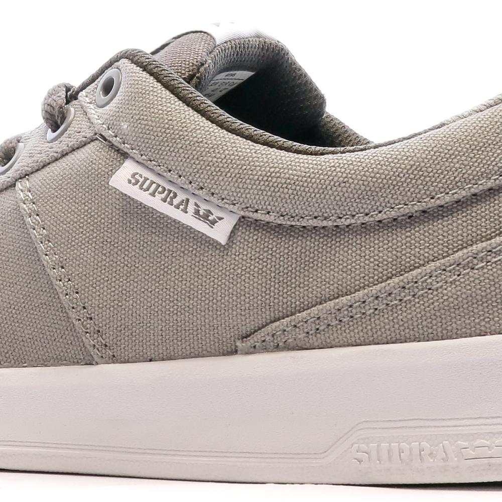Baskets Grises Homme Supra Ineto vue 7