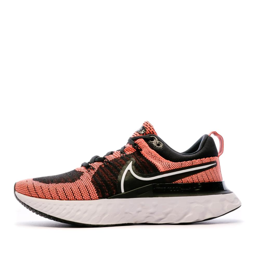 Chaussures de running Noir/Orange Femme Nike React Infinity Run pas cher