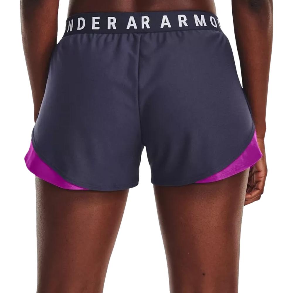 Short Violet Femme Under Armour Play vue 2