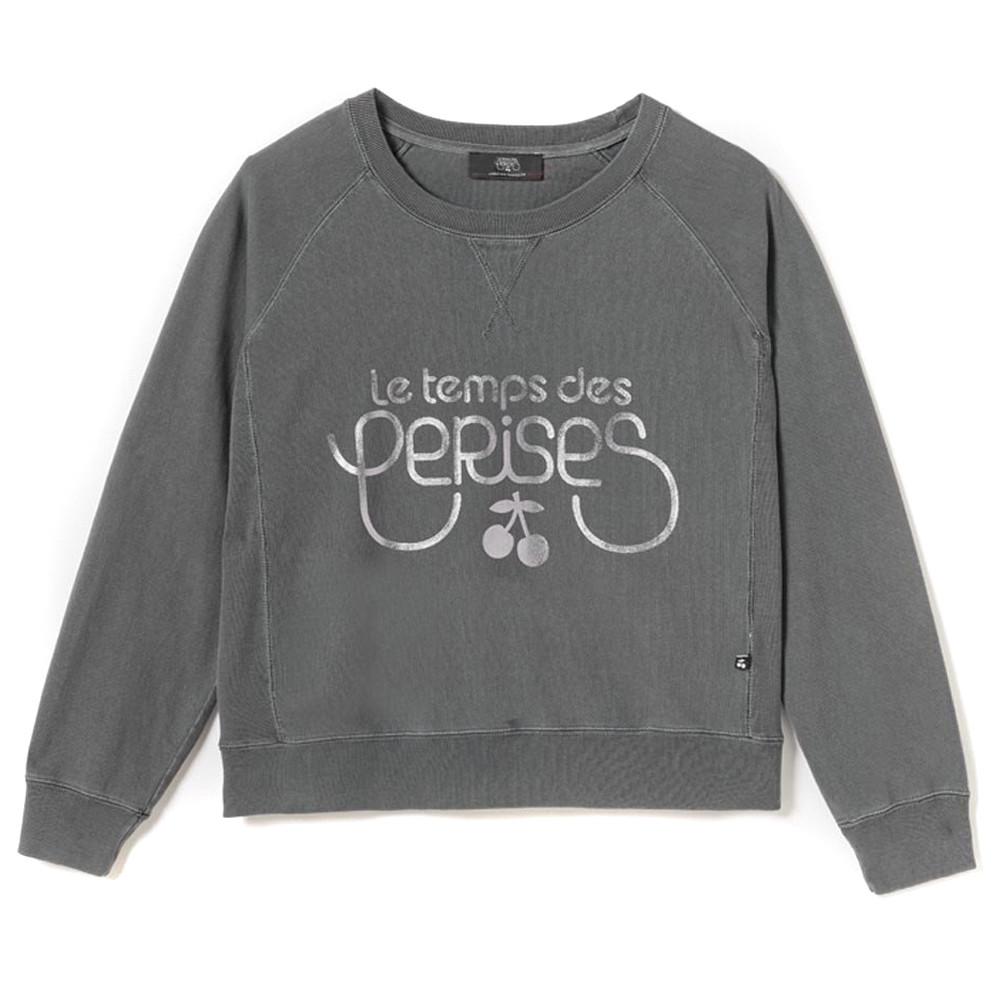 Sweat Gris Fille Le Temps des Cerises CORAGI pas cher