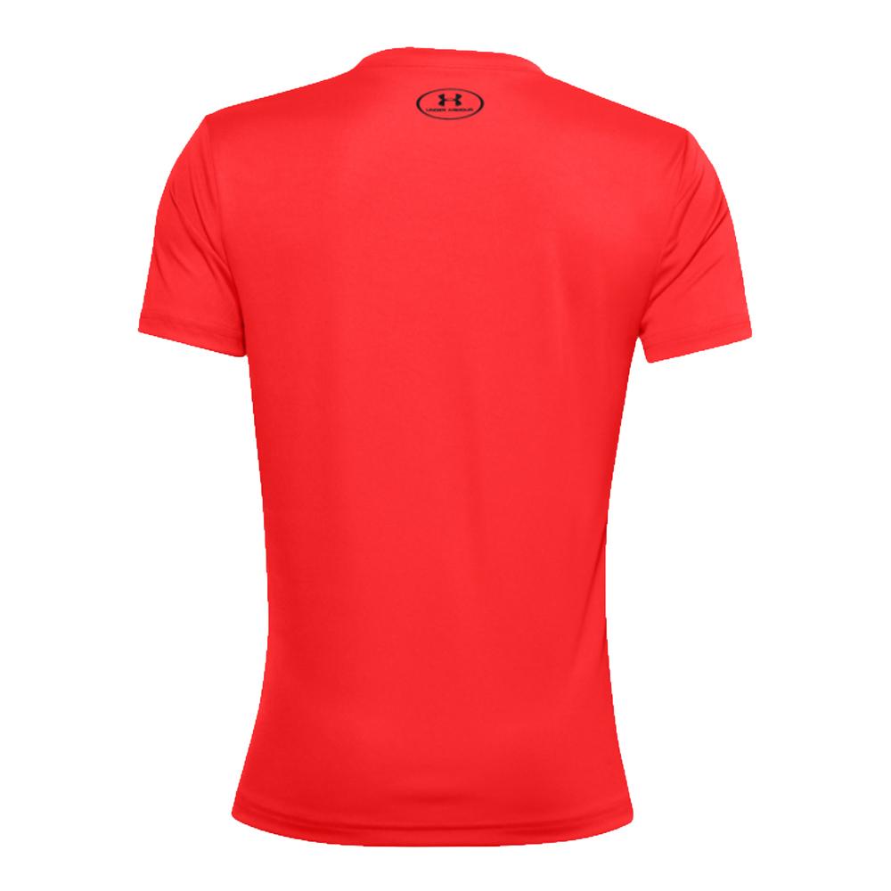 Maillot de Sport Orange fluo Enfant Under Armour Ua Tech Lockup vue 2