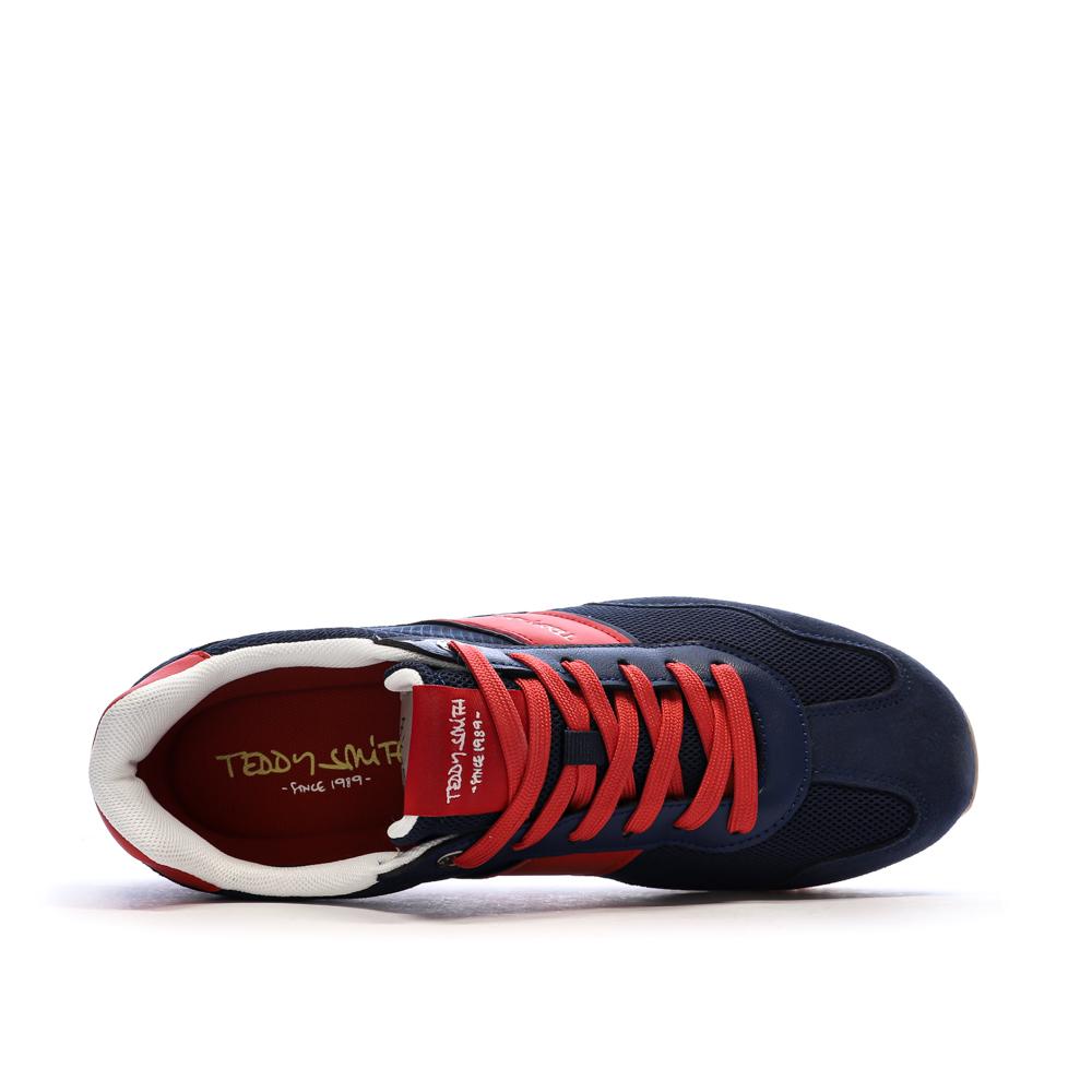 Baskets Marine/Rouge Homme Teddy Smith 120501 vue 4