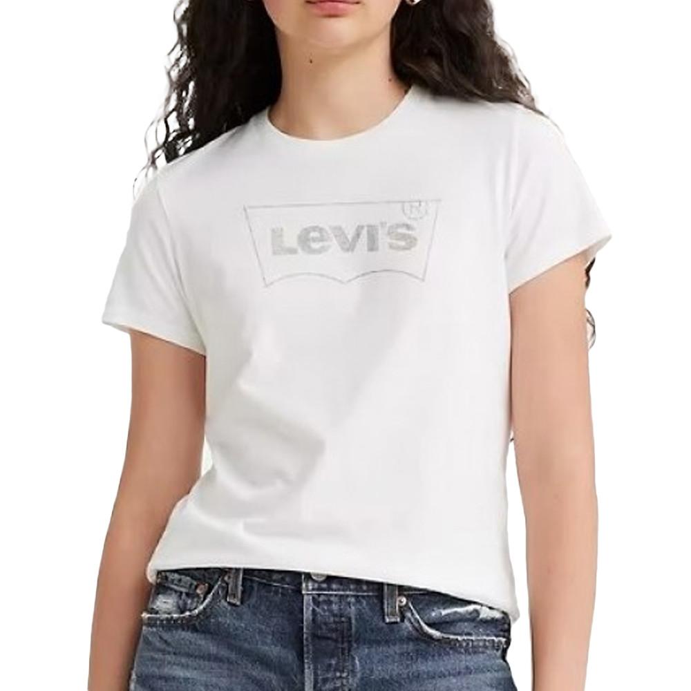T shirt Blanc Femme Levi s The Perfect Tee Espace des marques