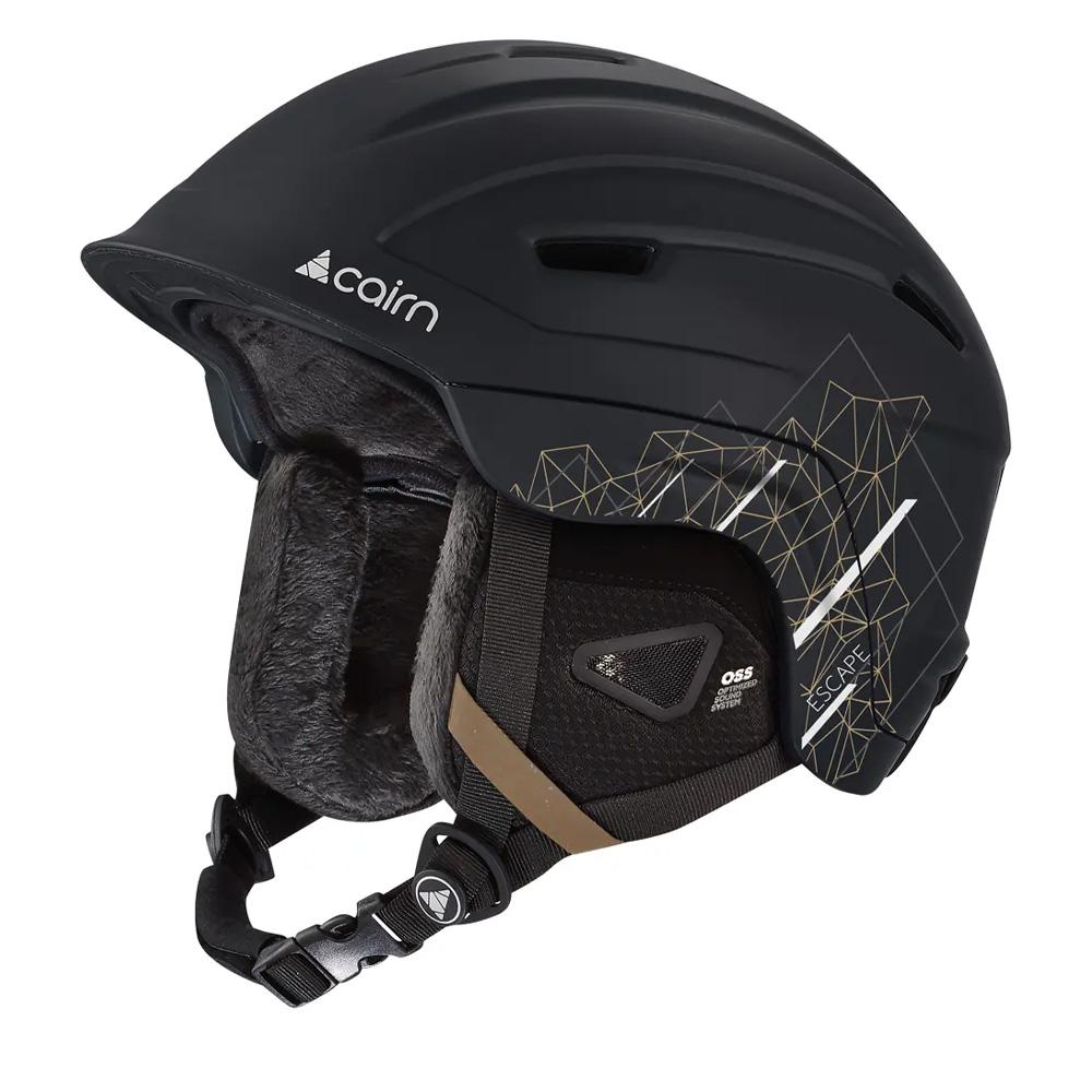 Casque de Ski Noir Homme/Femme Cairn Escape Mat Black pas cher