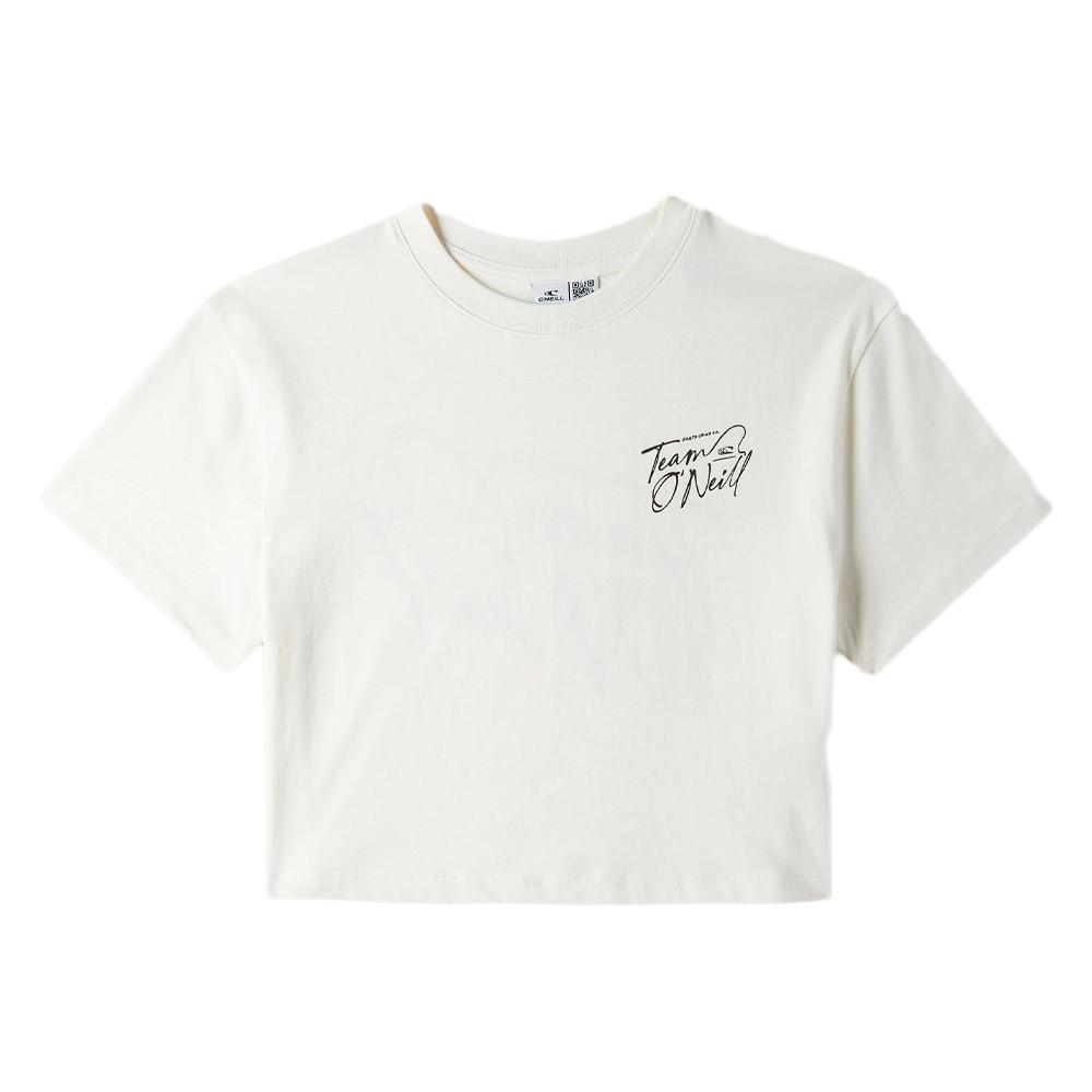 T-shirt Blanc Fille O'Neill Team pas cher