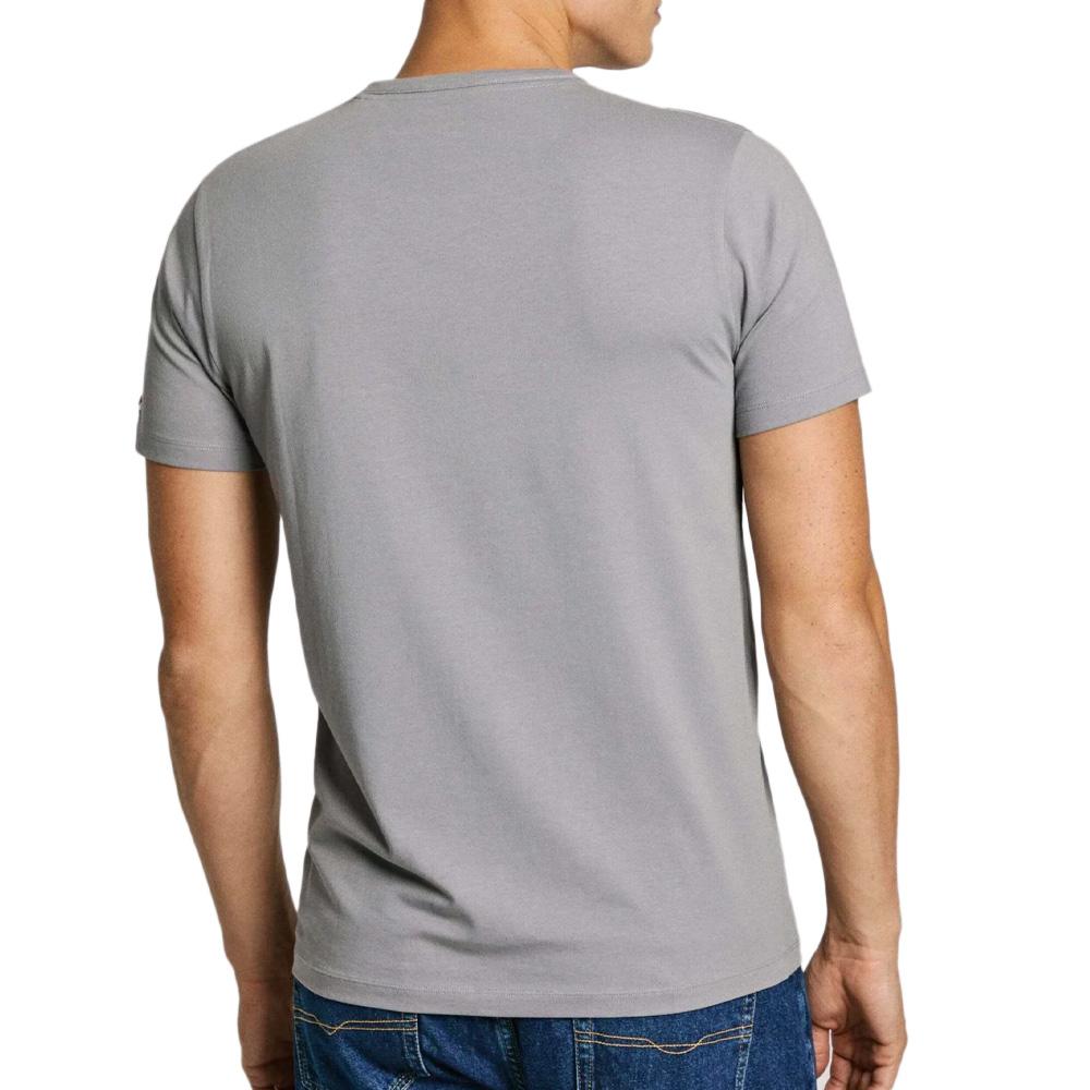 T-shirt Gris Homme Pepe Jeans Original Basic PM508212 vue 2